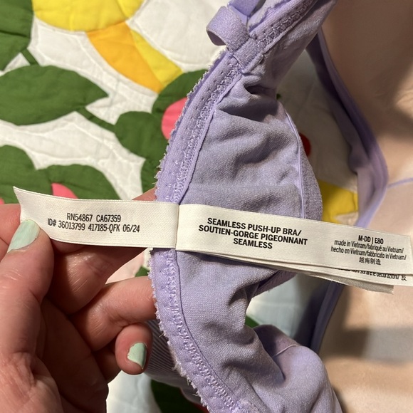 Victoria's Secret Purple Wireless T-Shirt Bra - Picture 4 of 5